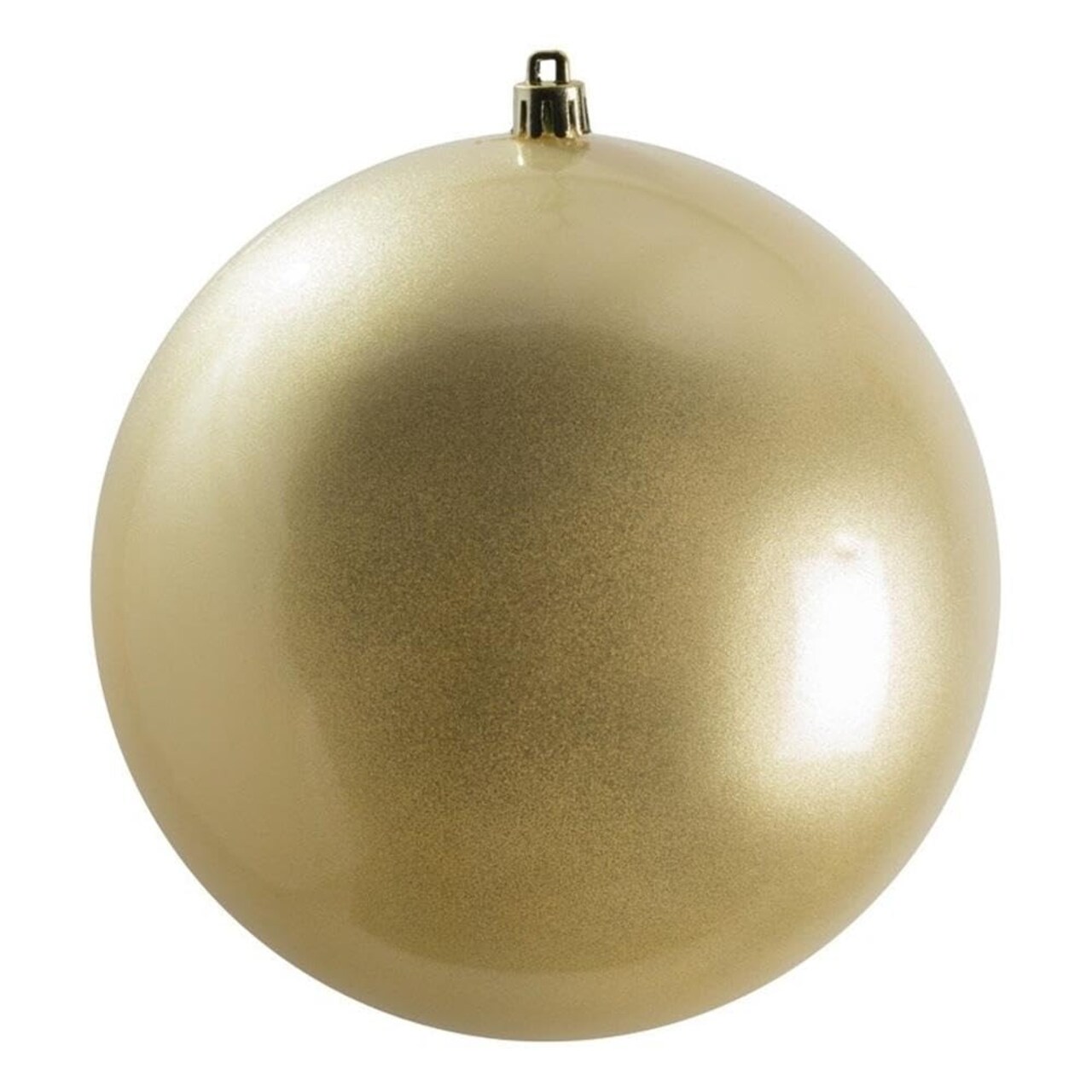 Vickerman 6" Champagne Candy Ball UV Drilled 4/Bag - N591538DCV